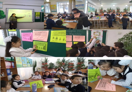 Математика пәнінен " Әртүрлі есептер шығару" тақырыбында 1"А" сыныбында ашық болып өтті.