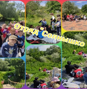 "Еркем-ай" мектеп жанындағы лагерь оқушылары "Жаяу саябаққа экскурсия жасап қайтты.